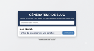 Outil dont la fonction est de transformer un texte en slug - gratuit