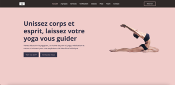 Projet tourné vers le yoga