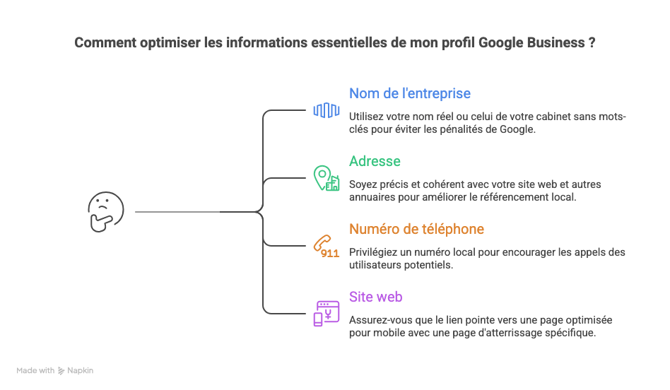 Comment optimiser les informations essentielles de mon profil Google Business ?