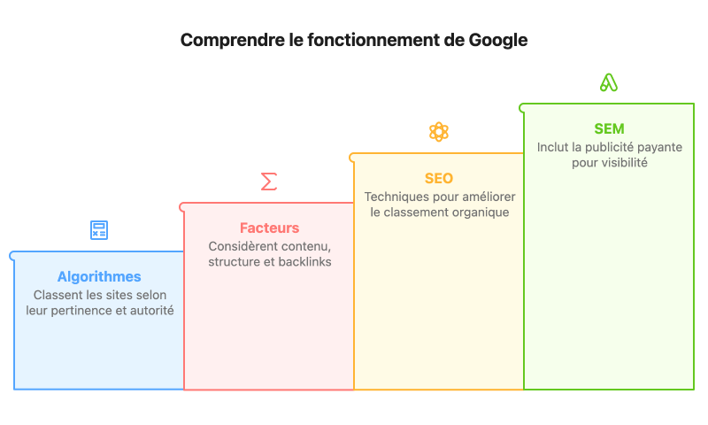 Comprend le fonctionnement de Google