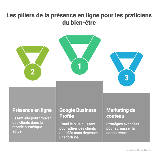 Les piliers de la présence en ligne pour les praticiens du bien-être